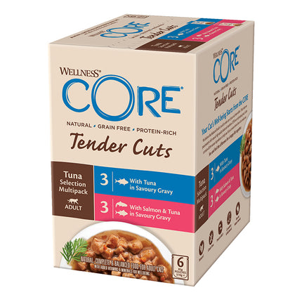 Wellness CORE Tender Cuts Tuna Selection 6x85g