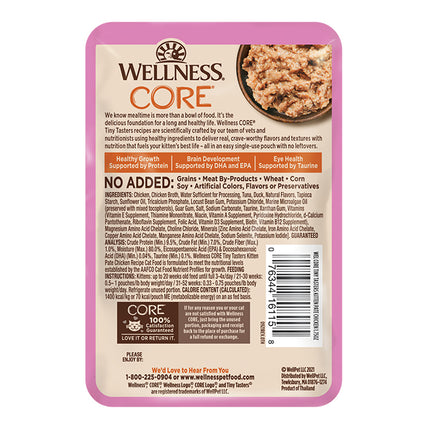 Wellness CORE Tiny Tasters Kitten Chicken Pate 12x50g