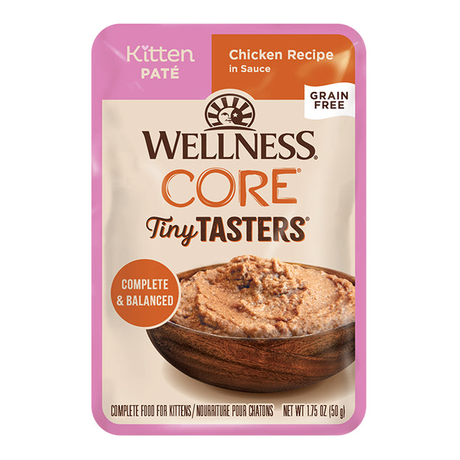 Wellness CORE Tiny Tasters Kitten Chicken Pate 12x50g