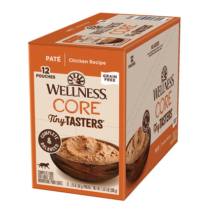 Wellness CORE Tiny Tasters Chicken Pate 12x50g