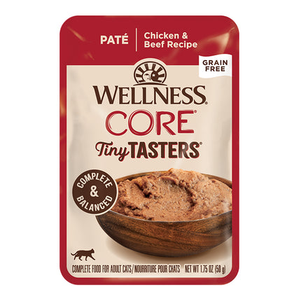 Wellness CORE Tiny Tasters Chicken & Beef Pate 12x50g