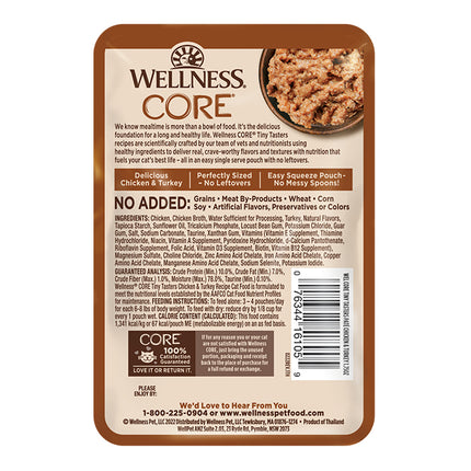 Wellness CORE Tiny Tasters Chicken & Turkey Pate 12x50g