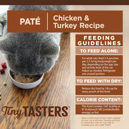 Wellness CORE Tiny Tasters Chicken & Turkey Pate 12x50g