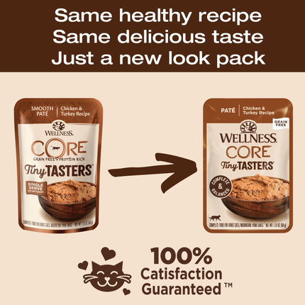 Wellness CORE Tiny Tasters Chicken & Turkey Pate 12x50g