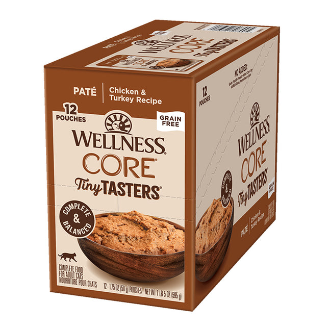 Wellness CORE Tiny Tasters Chicken & Turkey Pate 12x50g