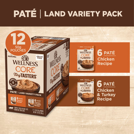 Wellness CORE Tiny Tasters Poultry Pate 12x50g