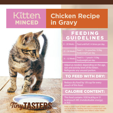 Wellness CORE Tiny Tasters Kitten Chicken in Gravy 12x50g