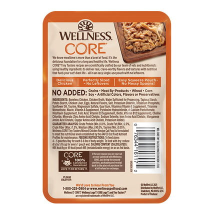 Wellness CORE Tiny Tasters Chicken in Gravy 12x50g