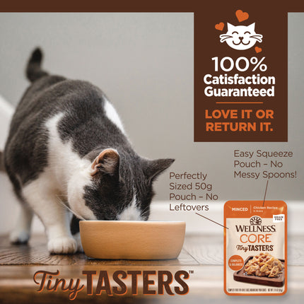 Wellness CORE Tiny Tasters Chicken in Gravy 12x50g