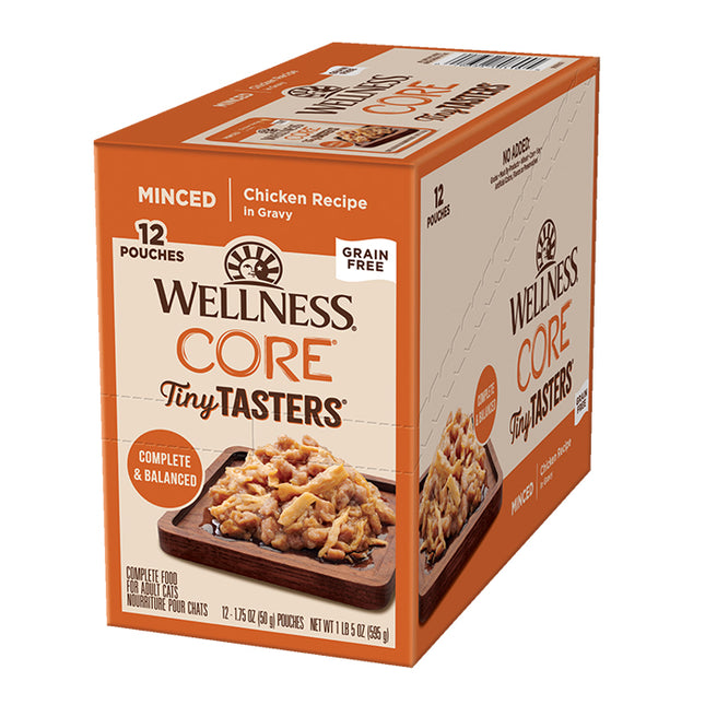 Wellness CORE Tiny Tasters Chicken in Gravy 12x50g