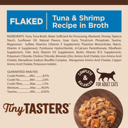 Wellness CORE Tiny Tasters Flaked Tuna & Shrimp Broth 12x50g