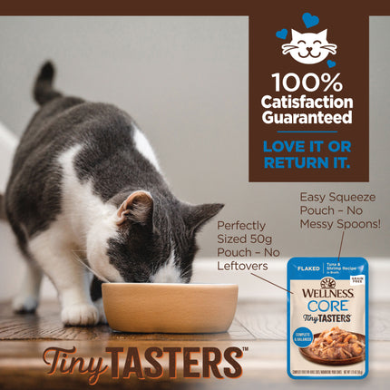 Wellness CORE Tiny Tasters Flaked Tuna & Shrimp Broth 12x50g