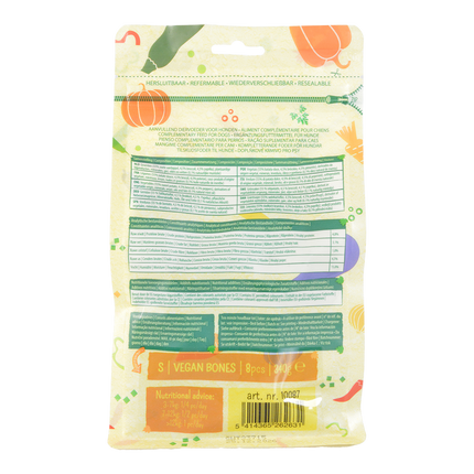 Garden Bites Vegan Bones 11cm Small 8pk