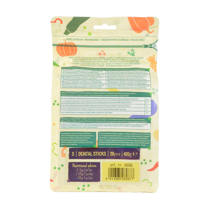 Garden Bites Dental Sticks 13cm Small Pouch - 28pk