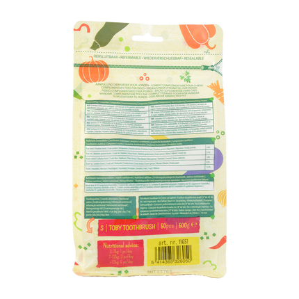 Garden Bites Toby Toothbrush 5cm Small 50pk
