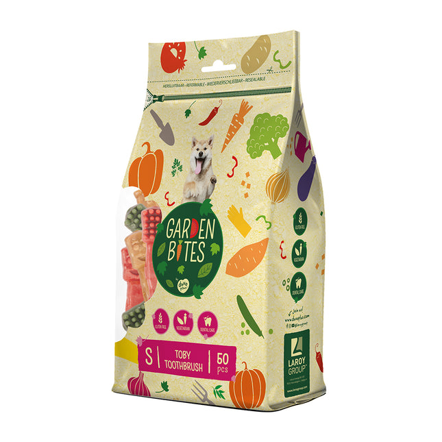 Garden Bites Toby Toothbrush 5cm Small Pouch - 50pk