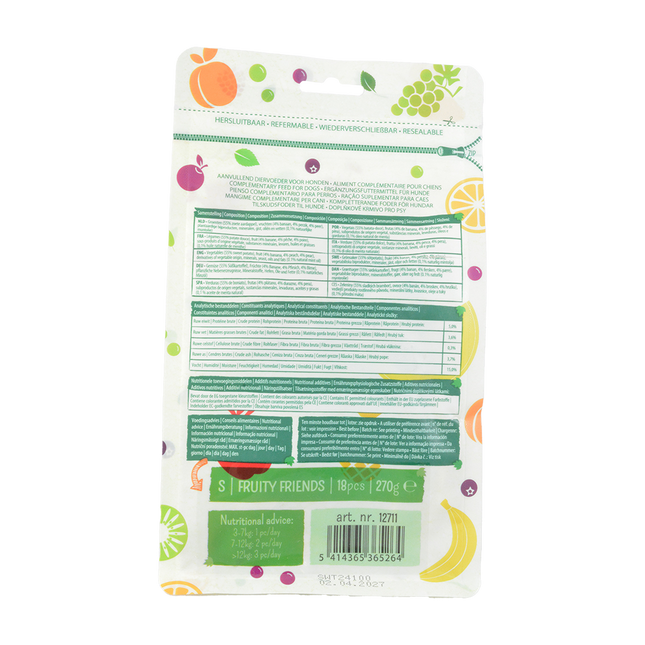 Garden Bites Fruity Friends 7cm Small 18pk