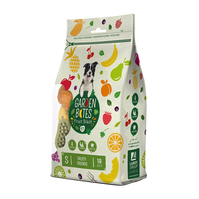 Garden Bites Fruity Friends 7cm Small Pouch - 18pk
