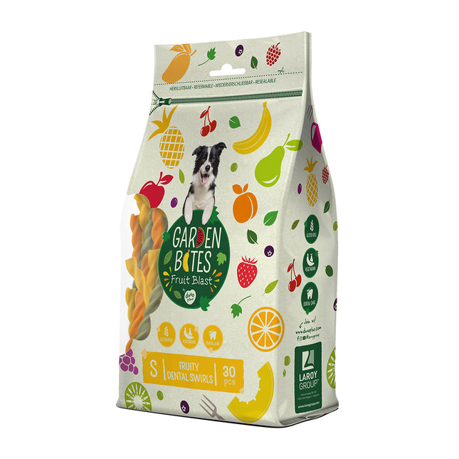 Garden Bites Fruity Dental Swirls 13cm Small Pouch - 30pk