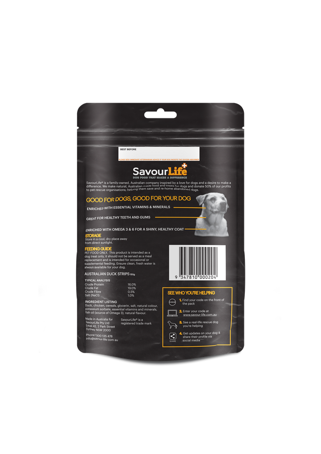 SavourLife - Australian Duck Strips (150g)