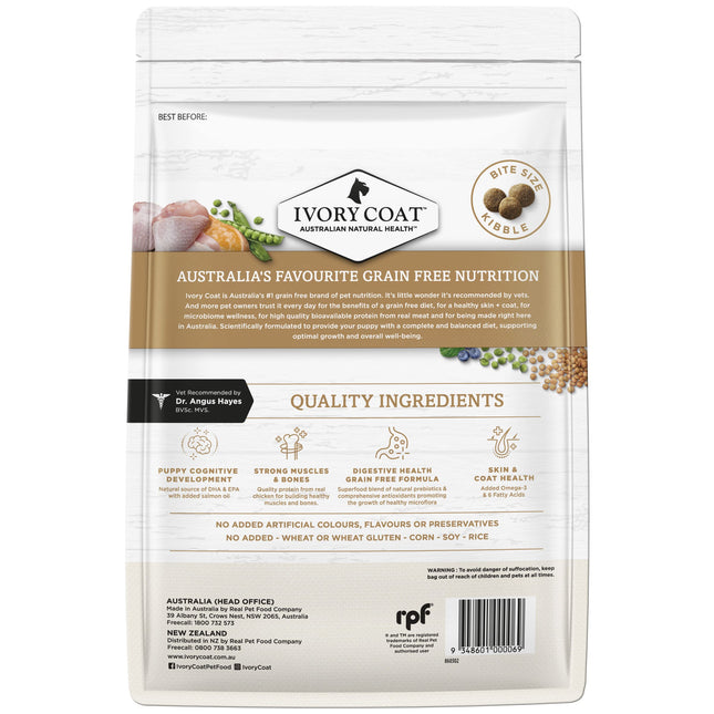 Ivory Coat - Grain Free Dry Puppy Food Chicken (2kg)