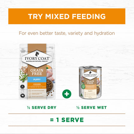 Ivory Coat - Grain Free Dry Puppy Food Chicken (2kg)