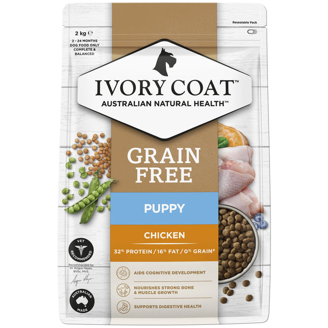 Ivory Coat - Grain Free Dry Puppy Food Chicken (2kg)