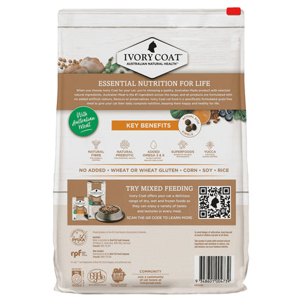 Ivory Coat - Grain Free Adult Dry Cat Food Chicken (4kg)