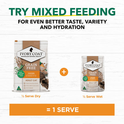 Ivory Coat - Grain Free Adult Dry Cat Food Chicken (4kg)
