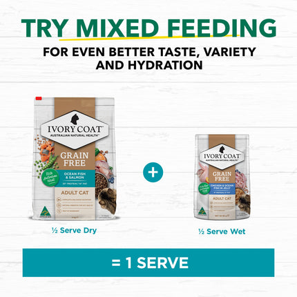 Ivory Coat - Grain Free Adult Dry Cat Food Ocean Fish & Salmon (4kg)