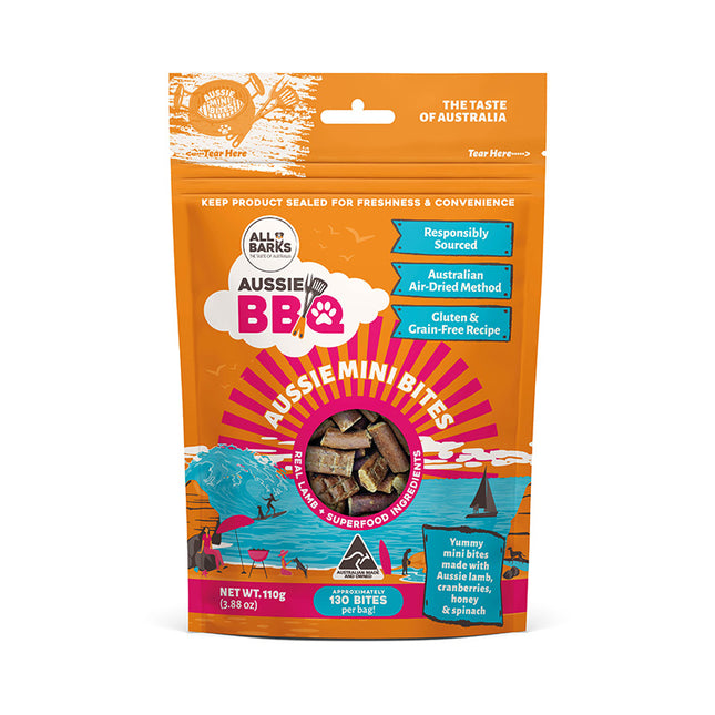 All Barks - Aussie Mini Bites Lamb & Superfoods (110g)