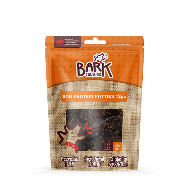 Bark & Beyond - Roo Protein Patties (12pk)