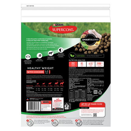 Supercoat Adult Dog Healthy Weight with Chicken 6.7kg