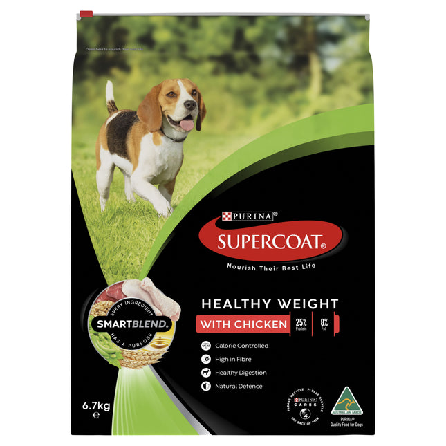 Supercoat Adult Dog Healthy Weight with Chicken 6.7kg