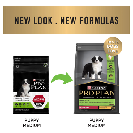 PRO PLAN Puppy Medium Breed Chicken Dry Dog Food (3kg)