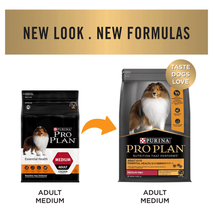 PRO PLAN Adult Medium Breed Chicken Dry Dog Food (3kg)