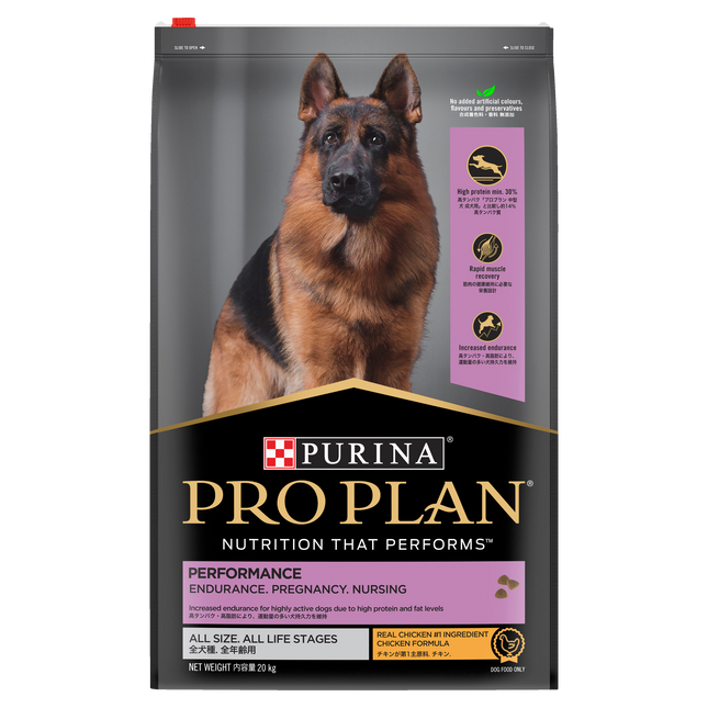 PRO PLAN Adult Performance Chicken Dry Dog Food (20kg)