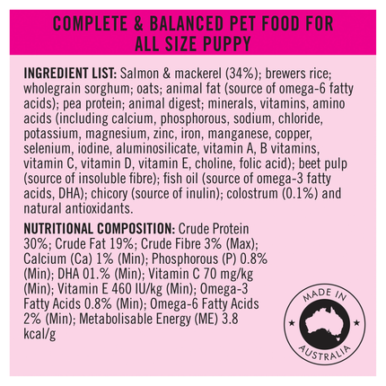 PRO PLAN Puppy Sensitive Skin & Stomach Dry Dog Food (12kg)