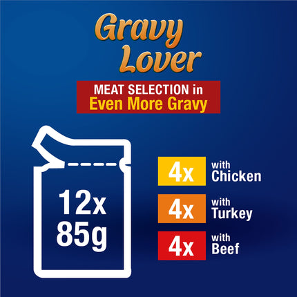 FELIX AGAIL Gravy Lovers Meat Selection 85g 12pk
