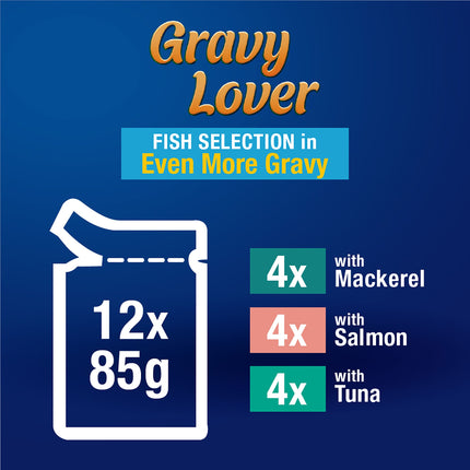 FELIX AGAIL Gravy Lovers Fish Selection 85g 12pk
