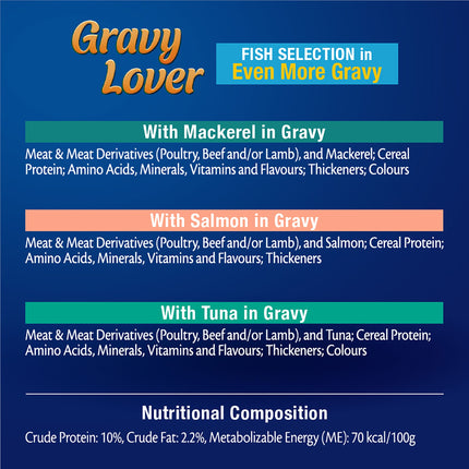 FELIX AGAIL Gravy Lovers Fish Selection 85g 12pk