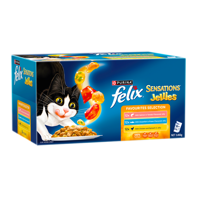 FELIX Sensations Jellies Selection 85g 36pk