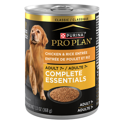 PRO PLAN 7+ Chicken & Rice Dog Wet Food 368g