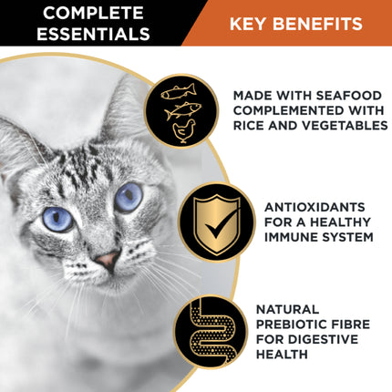 PRO PLAN Cat Essentials Seafood Variety Pack 12x85g