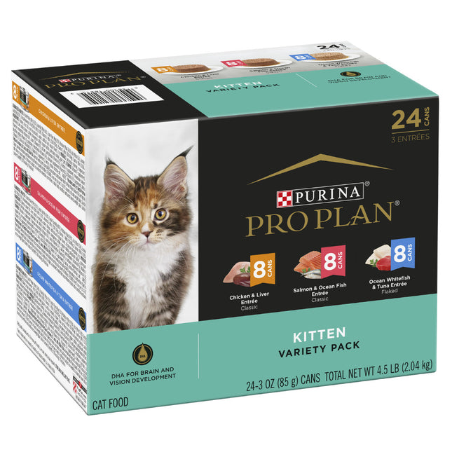 PRO PLAN Kitten Variety Pack 24x85g