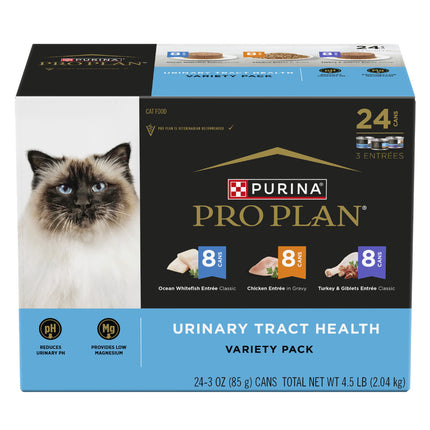 PRO PLAN Cat Urinary Tract Health Variety Pack 24x85g