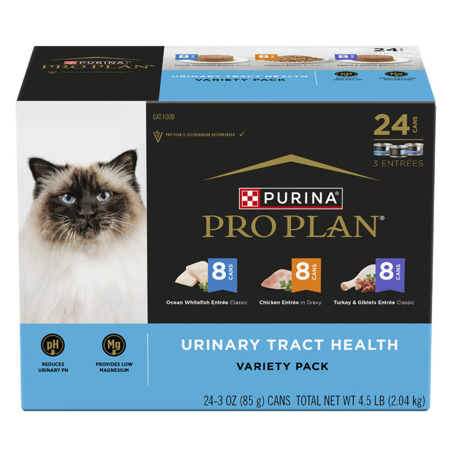 PRO PLAN Cat Urinary Tract Health Variety Pack 24x85g