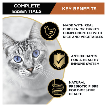 PRO PLAN Cat Essentials Poultry Variety Pack 24x85g