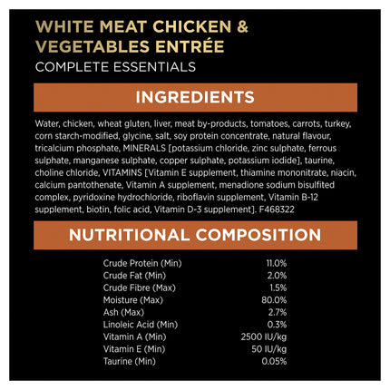 PRO PLAN Cat Essentials Poultry Variety Pack 24x85g