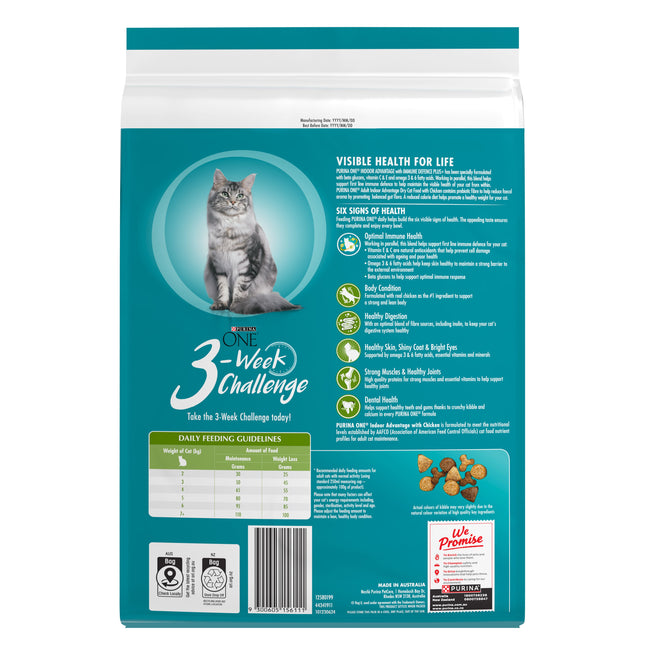 PURINA ONE Adult Dry Indoor Chicken 6kg